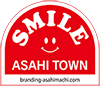 <メッセージ付きかまぼこ型>(SMILE)ロゴ