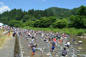 朝日川渓流まつりの写真