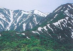 朝日連峰の写真