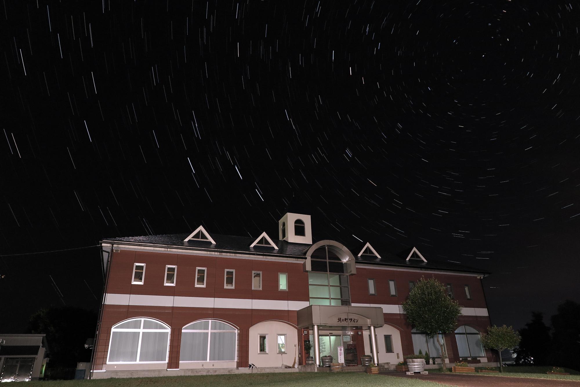 星空とワイン城