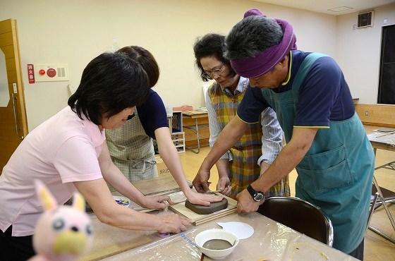 西部公民館、陶芸教室、朝日町