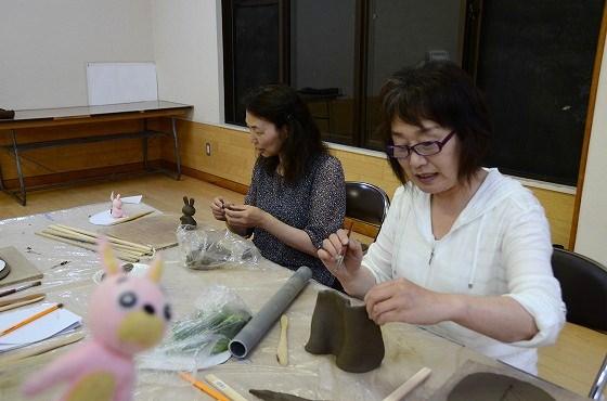 西部公民館、陶芸教室、朝日町