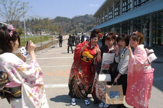 恩師と記念撮影の写真2