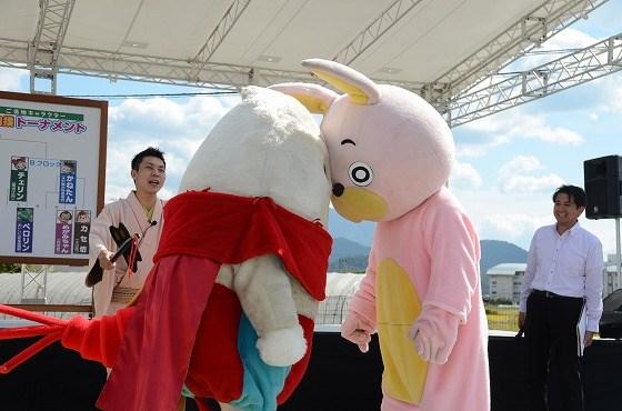 さくらんぼテレビ じゅっきーくん 桃色ウサヒ 山形県朝日町