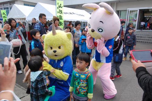 ウサヒとディーオくんの写真