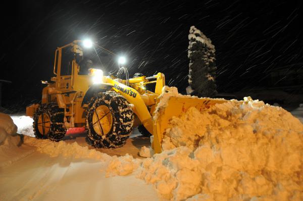 除雪作業の写真