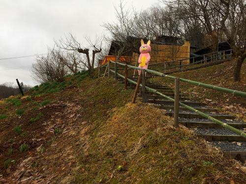 ウサヒ 露天風呂の道