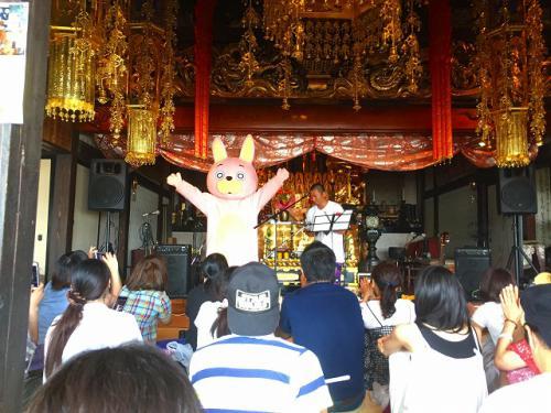 ウサヒと寺フェス