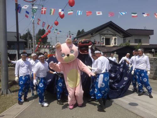 お神楽とウサヒ