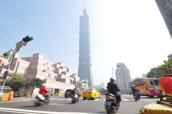 台湾の街並みの写真