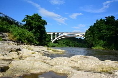 最上川（五百川峡谷）あさひフットパスの写真