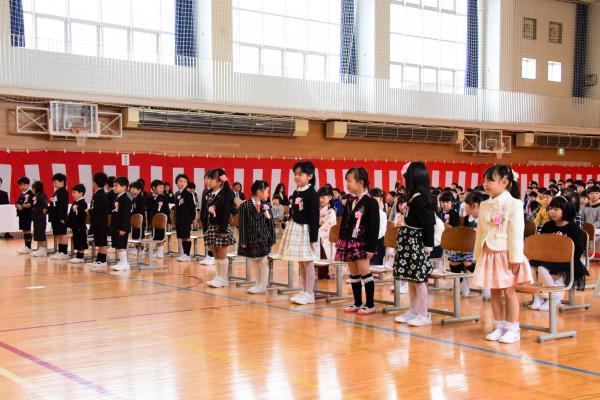 宮宿小入学式の様子の写真2