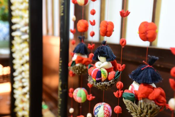 ちりめん細工展の様子の写真6