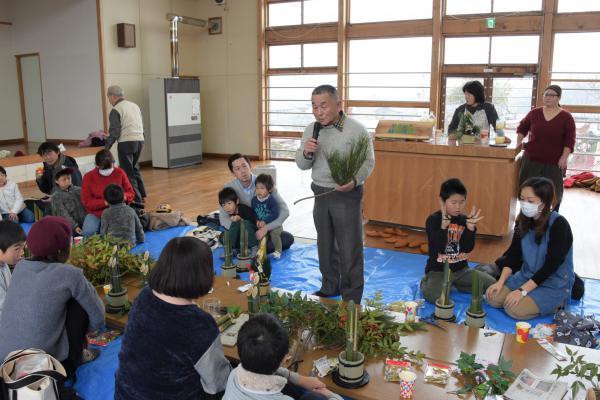 門松づくり教室の様子の写真9