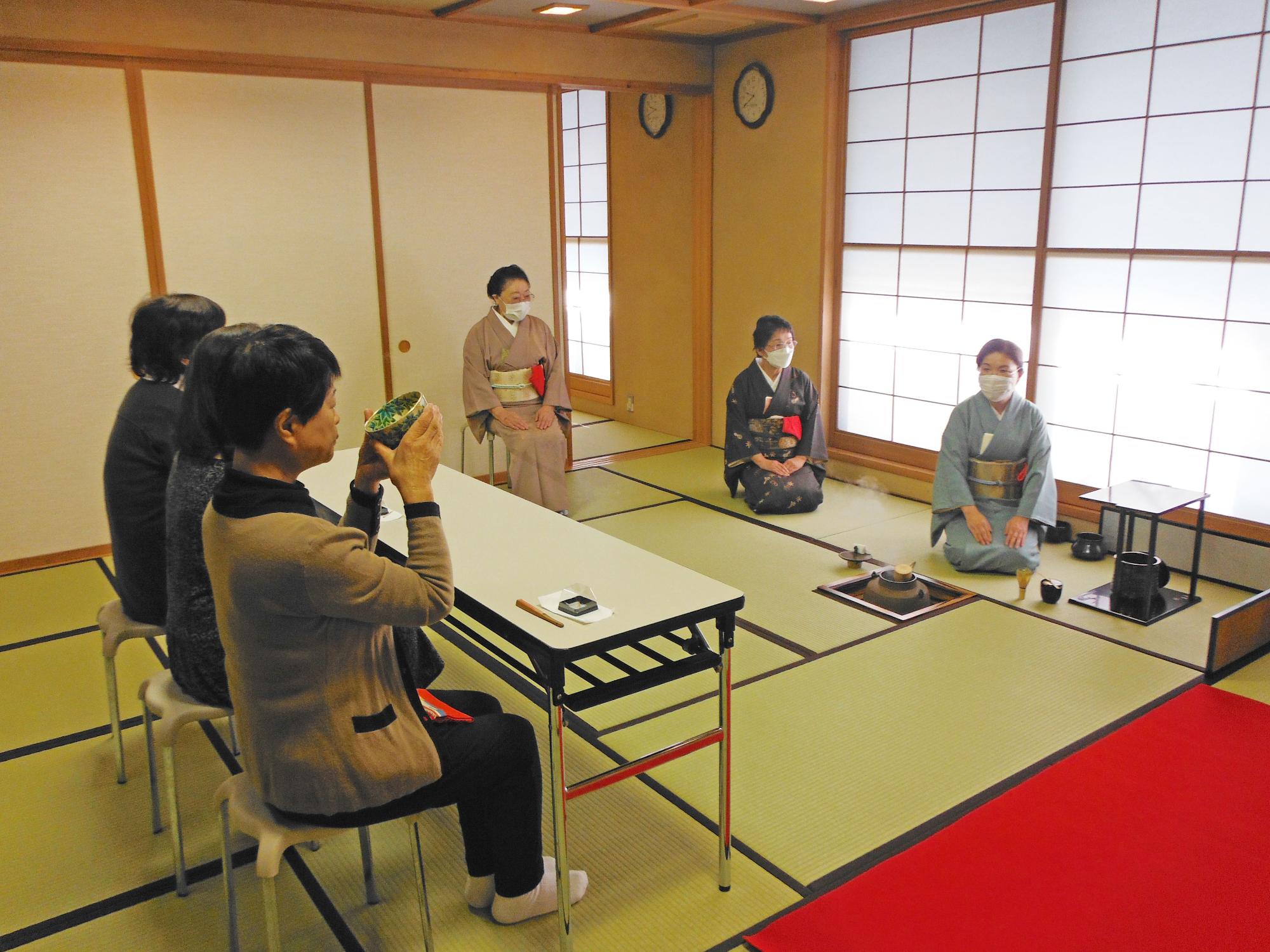 交富の会によるお茶会