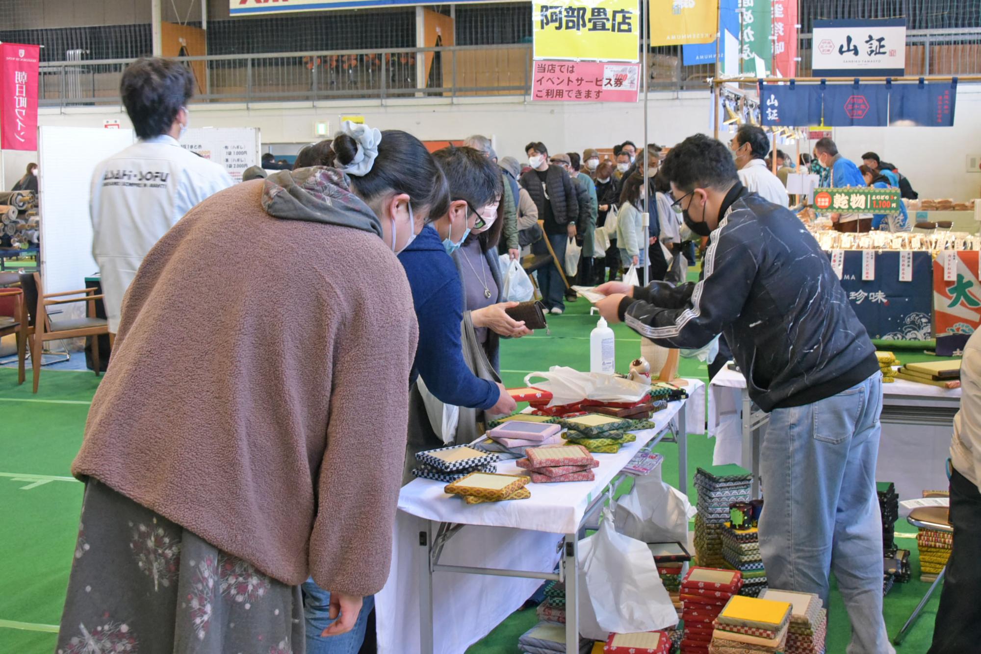 阿部畳店のブース