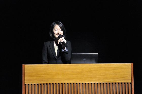 大垣弥生さんの講演の写真