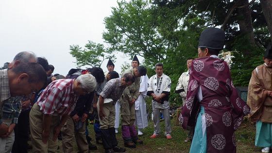 朝日連峰夏山開き式典の様子の写真2