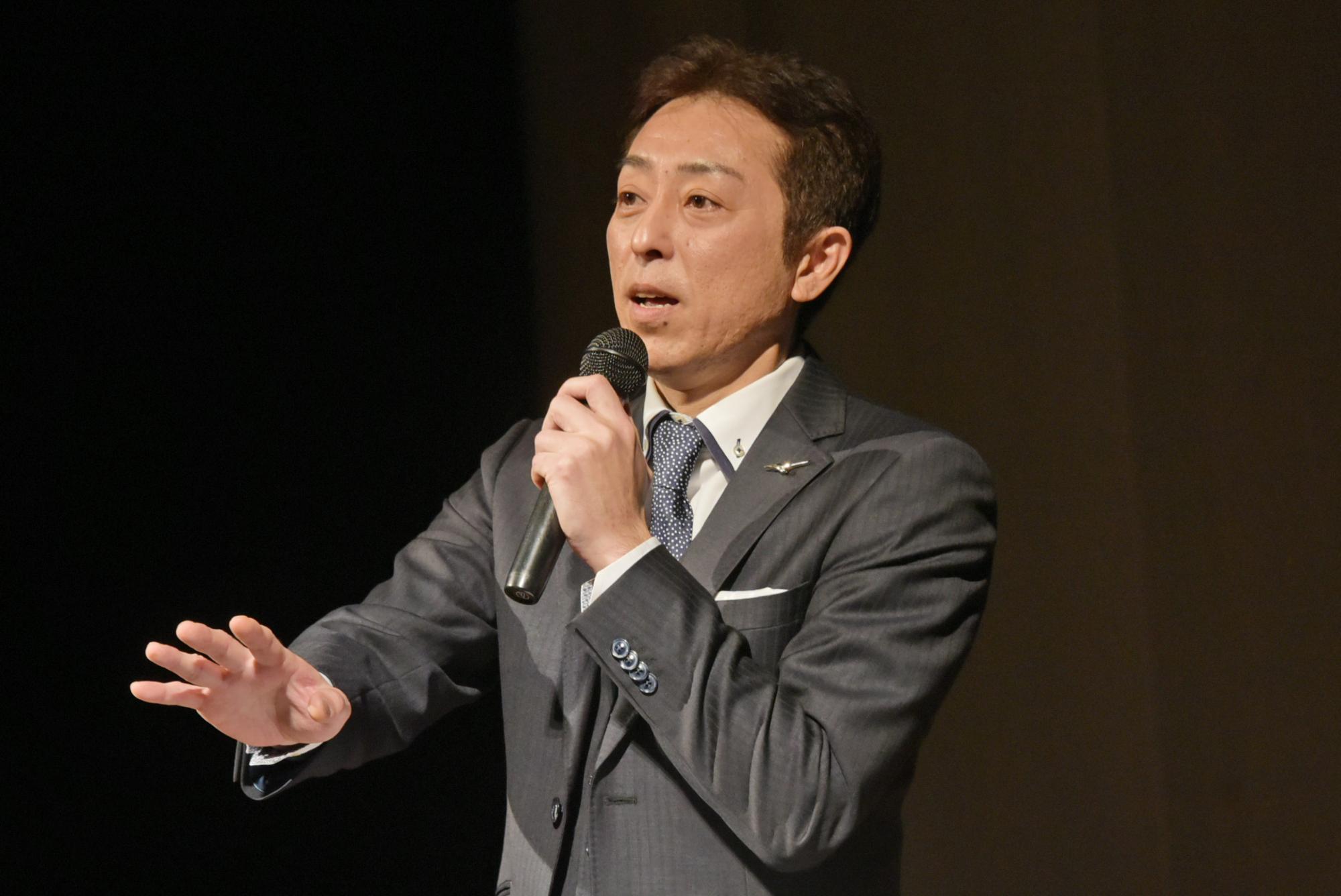 質問に答える船木氏