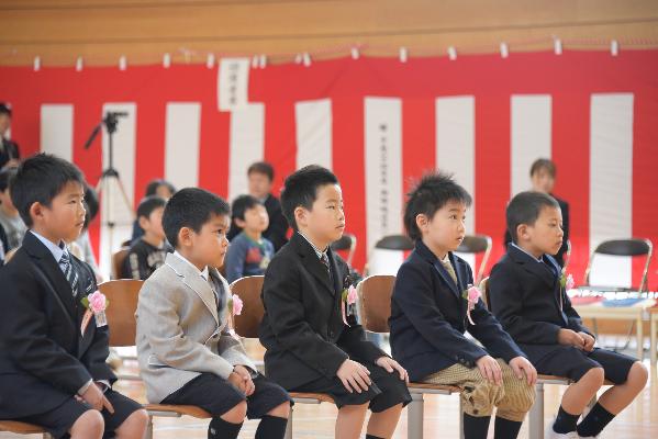 西五百川小入学式の様子の写真4