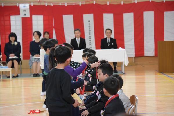 西五百川小入学式の様子の写真7