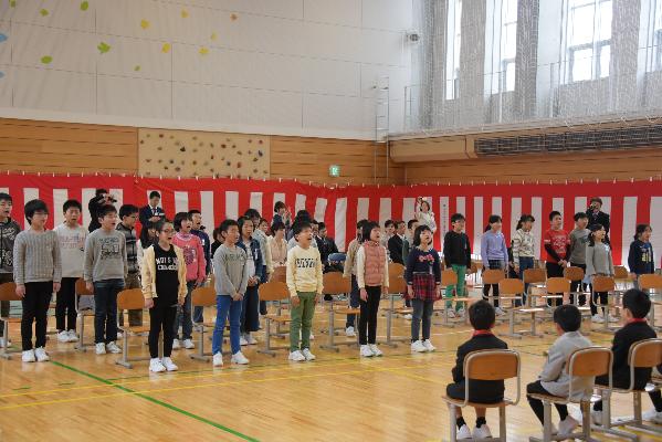 西五百川小入学式の様子の写真9