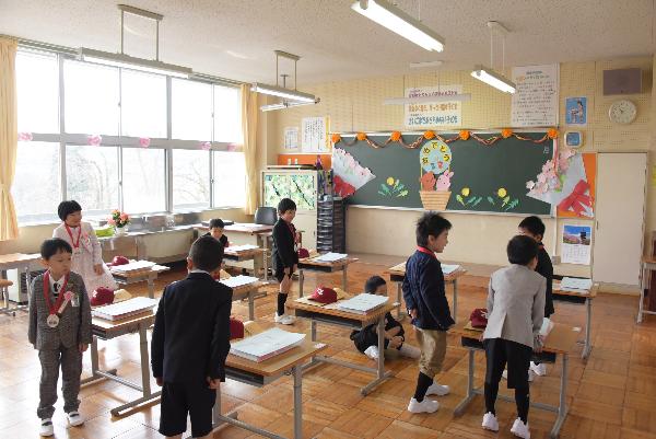 西五百川小入学式の様子の写真10