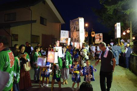 大谷地区伝統の風神祭の写真