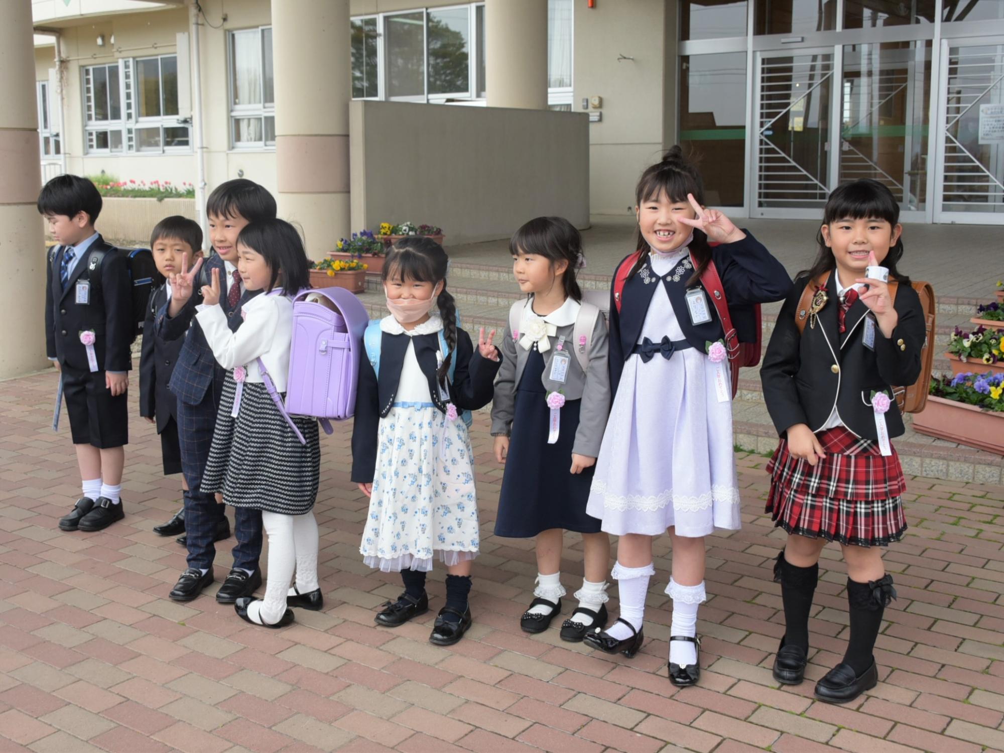 大谷小入学式の様子の写真7