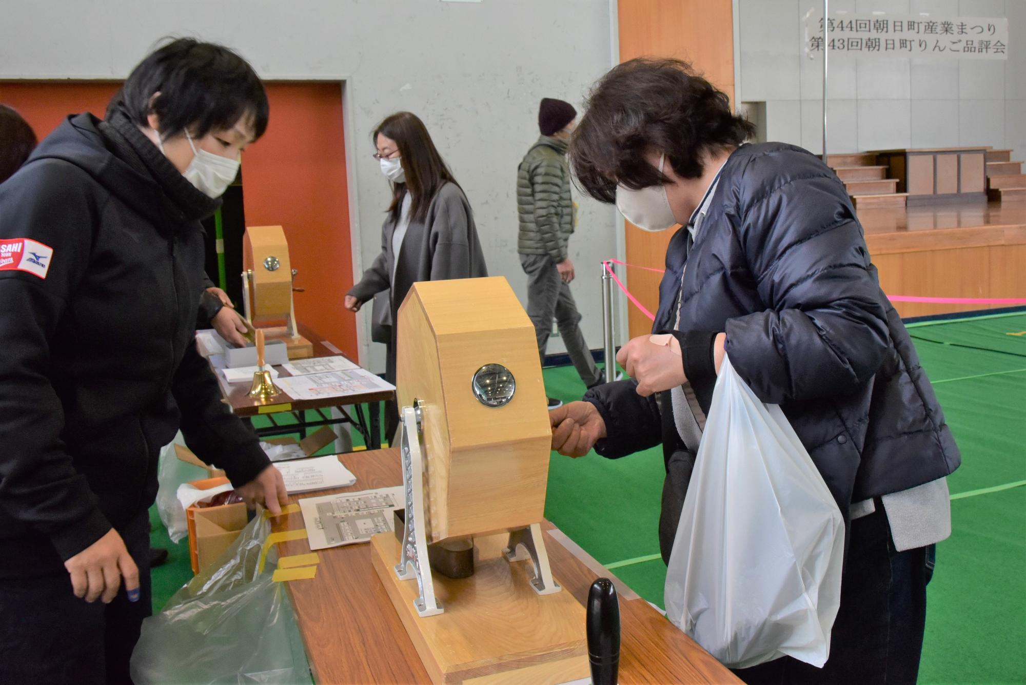 抽選会場の様子