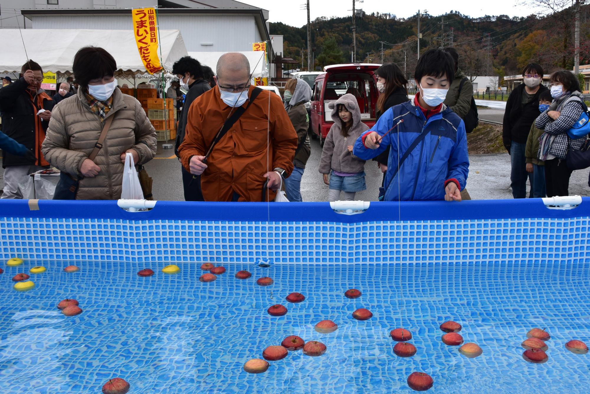 りんご釣り2