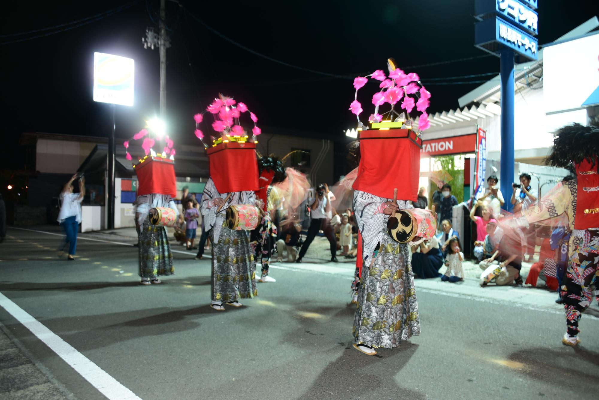 大谷風神祭（角田流獅子踊り）