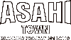 〈ASAHI TOWN〉 白抜き のロゴ